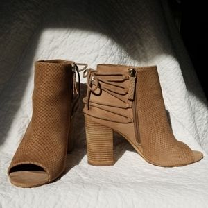 Nine West Britt open toe booties